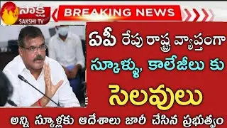 ap schools holidays today|ap schools holidays|ap cm jagan|ap college's holidays today