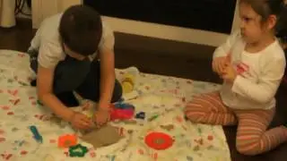Cтроим из магнитного песка