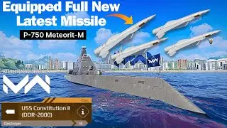 Modern Warships USS Constitution 2 and with P750 Meteorit New BP Missile