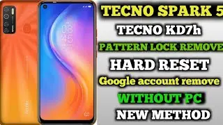 Tecno spark 5 hard reset Tecno spark 5 pin unlock Tecno Spark KD7h hard reset without pc New method