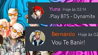 Irritando o ADM com K-pop no Discord