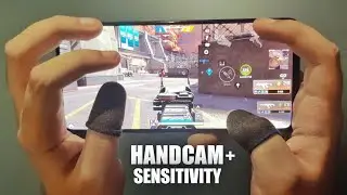 5 FINGER GYRO HANDCAM with HIGH SENSITIVITY!!! Apex Legends Mobile Sensitivity | Apex Mobile Handcam