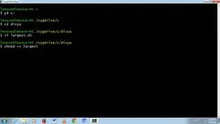 shell script to determine largest number between two numbers