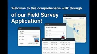 GIS Field Survey Application - Complete Demo & Walk through