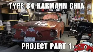 Type 34 Karmann Ghia Project Part 1