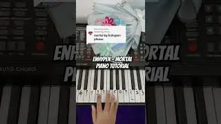 ENHYPEN - Mortal Piano Tutorial #notpianika #notangka #pianotutorial #enhypen