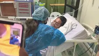 Pagaling kana papa miss na miss na kita diba mag kakantahan pa tayo😢