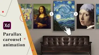 How to create fun Parallax Carousel animation in Adobe XD
