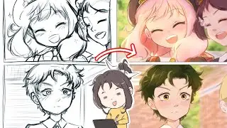 my full drawing process + brushes!