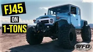 FJ40 Turned FJ45 on 1-Tons & 43's | Full Walk-Around