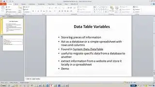 UiPath DataTable | UiPath Tutorials | RPA Tutorial | RPA Training | Centrik InfoSystems