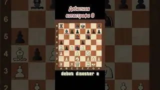 Дебютная катастрофа 8 Debut disaster8 🎬  #дебюты #игравшахматы