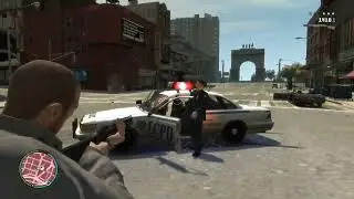 GTA 4 - Gun Store Biker Gang Shootout + Six Star Escape