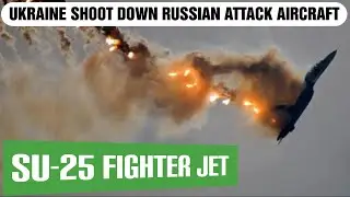 Right NOW !  Ukraine shoot down Russian Su-25 attack aircraft