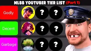 Mobile Legends YOUTUBER Tier List (Part 1)