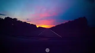 Закат, по дороге домой...#vshcam