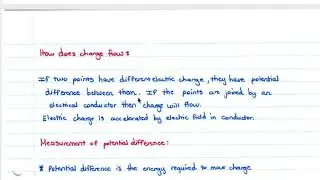Physics lesson - Electric circuits (part 1)