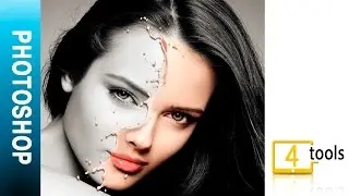 [4Gtools] Photoshop CS6 : Water splash on face