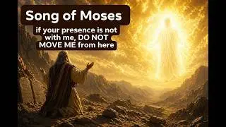 Song of Moses I ''if your presence is not with me, DO NOT MOVE ME from here.''