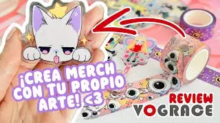 Crea tu propio MERCHANDISING para convenciones, ferias y más con @vograce