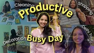*Productive Day🙌UGCNET ASPIRANT✅ Study Room Decoration😍Shopping🛍️*Lots of Fun🤩
