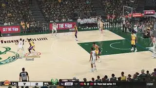 NBA2K25 Lakers vs Bucks (Gameplay) (Game 1) (Part 1) (PS5)