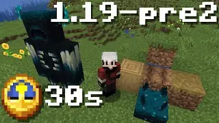 Minecraft 1.19-pre2 in 30 seconds...