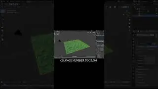 how to make a grass in blender in 1min. #shorts #blender3d