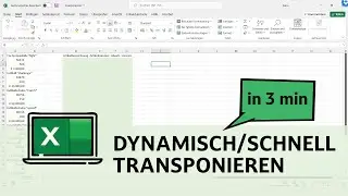 dynamisch und schnell Zeilen auf verschiedene Spalten transponieren