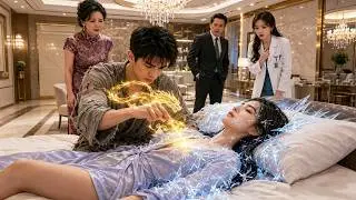 CEO with no cure. Poor guy undoes her shirt, heals with touch. She offers $10B + herself to marry.