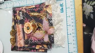 Process video of my entry to the Tutti Frutti stacked envelope swap hosted by @TheCheekyBummOG