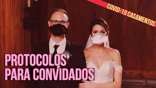 Protocolos para convidados da festa de casamento