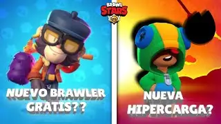 ¡¡NUEVO BRAWLER GRATIS!!🐒⭕¿NUEVA HIPERCARGA!!🦎