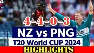 New zealand vs PNG ICC t20 World Cup 2024 | Highlights NZ vs PNG