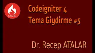 codeigniter 4 tema giydirme