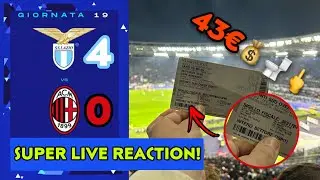 SOLDI BUTTATI VIA... VERGOGNATEVI! - LAZIO-MILAN 4-0 - #SUPERLIVEREACTION #69