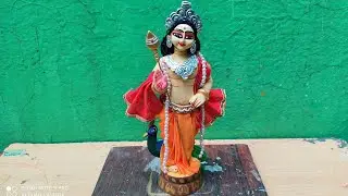Colouring of Kartik idol