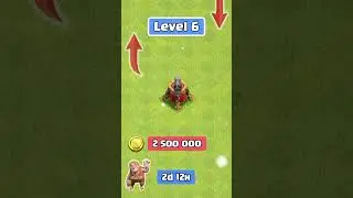 Level 1 to max Air Sweeper - clash of clans