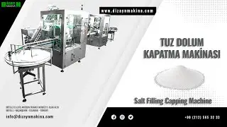 Tuz Dolum Kapatma Makinası - Salt Filling Capping Machine