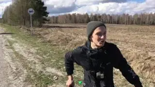 Весенняя загородная покатушка на узкоколесых. Томск - Протопопово. Трасса, лес, семечки, фасоль
