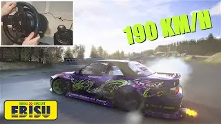 High Speed Reverse Entry Drift at Ebisu West | Assetto Corsa Steering Wheel Drifting