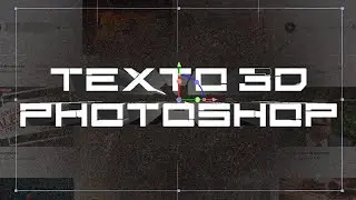 COMO FAZER TEXTO 3D NO PHOTOSHOP