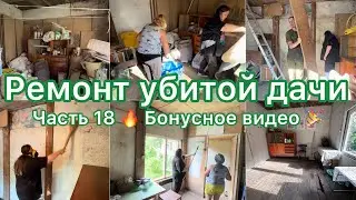 Ремонт убитой дачи 🎉 Часть 1️⃣8️⃣ Бонусный выпуск 😍 Разбираем сарай! #дача #ремонт