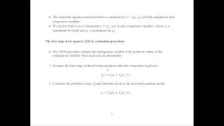 Instrumental Variables