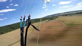 Ozone Alpina2. Paragliding Low Save. 30m über Grund.