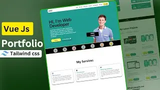 How To Make A Portfolio Website Using  React js, Vite,  Tailwind CSS