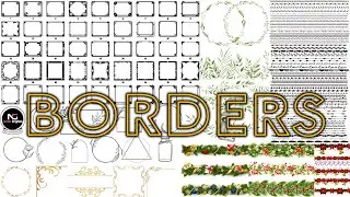 Frame Borders Download In PSD AI PNG JPG SVG | Noreen Graphics |