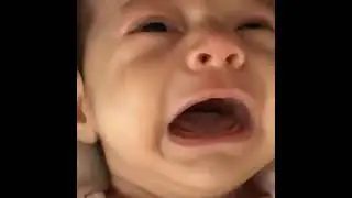 Cute baby crying video 😍