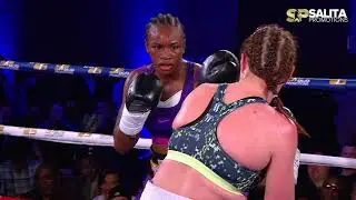 CLARESSA SHIELDS VS SZILVIA SZABADOS NABF MIDDLEWEIGHT TITLE FULL FIGHT