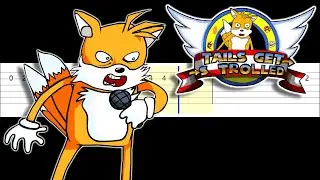 Talentless Fox - Tails Gets Trolled Mod - Friday Night Funkin' (Easy Guitar Tabs Tutorial)